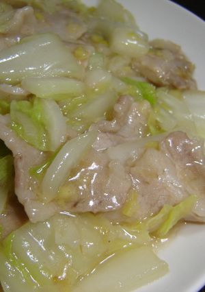 豚バラと☆白菜の中華炒め-レシピのメイン写真