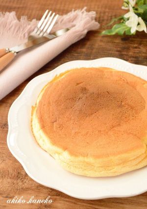 甘くない！ふんわりパンケーキ-レシピのメイン写真
