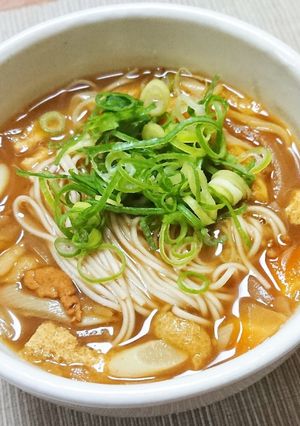 残りものカレーでカレー蕎麦-レシピのメイン写真