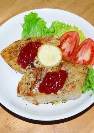 マグロステーキ on ケチャップ-レシピのメイン写真