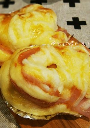 ハム&マヨパン-レシピのメイン写真