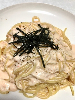 濃厚!たらこクリームパスタ-レシピのメイン写真