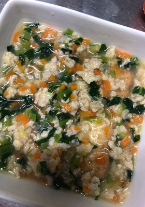 離乳食 厚揚げ豆腐の野菜あんかけ-レシピのメイン写真