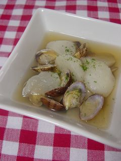 かぶとあさりの☆スープ煮-レシピのメイン写真