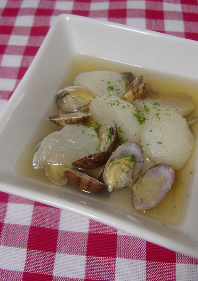 かぶとあさりの☆スープ煮-レシピのメイン写真