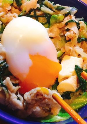 春キャベツのスタミナ丼-レシピのメイン写真