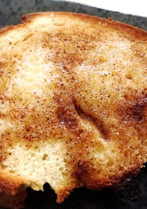 時短！朝食シナモンシュガートースト-レシピのメイン写真