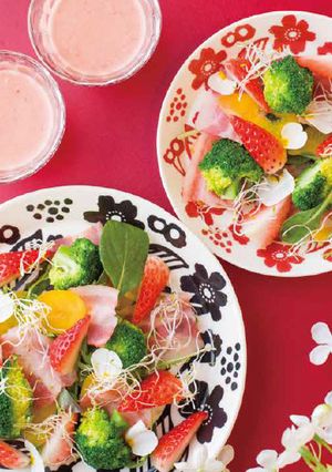 いちごのサラダ　いちごドレッシング-レシピのメイン写真