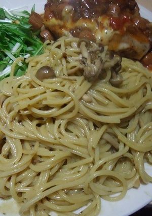 クリームジェノベーゼスパゲッティー-レシピのメイン写真