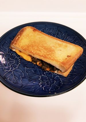 ❁牛ケチャップのホットサンド❁-レシピのメイン写真