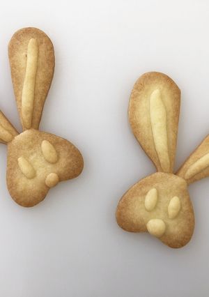 イースター☆ハート型で作るウサギクッキー-レシピのメイン写真