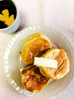 卵と小麦粉と砂糖だけ!お手軽パンケーキ-レシピのメイン写真