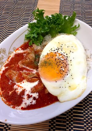 鶏肉のトマトチーズソース煮ライス-レシピのメイン写真