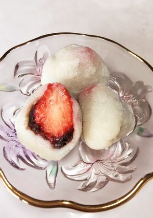 もち米から作る簡単苺大福-レシピのメイン写真