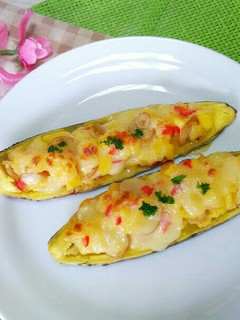 サツマイモボード☆チーズ焼き☆-レシピのメイン写真