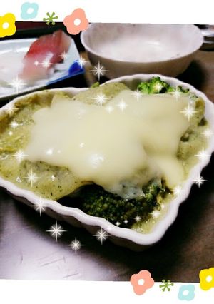 マクロビ☆ブロッコリーづくしのグラタン-レシピのメイン写真