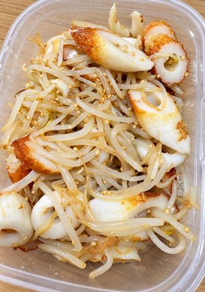 簡単レンチン♪ちくわともやしのごまポン酢和え-レシピのメイン写真
