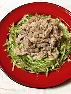 レタスの香味冷しゃぶサラダ-レシピのメイン写真