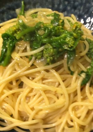 【春の味覚】菜の花のカルボナーラ-レシピのメイン写真