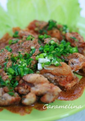 鶏から揚げのピリ辛ごまソース-レシピのメイン写真