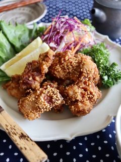 ごまたっぷり♪米粉の香ばしから揚げ-レシピのメイン写真
