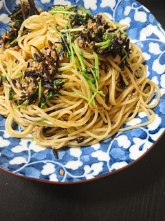 冷蔵庫が空っぽ!のときのパスタ-レシピのメイン写真