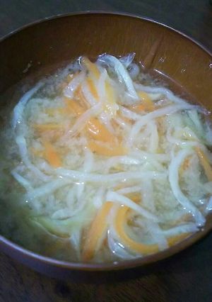 切り干し大根の味噌汁-レシピのメイン写真