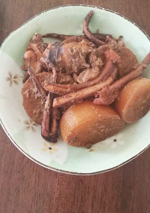 活力鍋で作るいかのわたみそ煮-レシピのメイン写真
