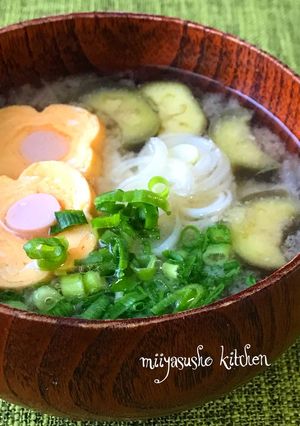 じゃが芋と茄子のお味噌汁-レシピのメイン写真
