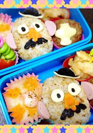 キャラ弁✳︎トイストーリーのポテトヘッド-レシピのメイン写真