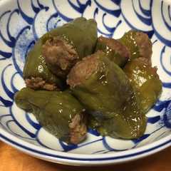 รูปของ まるごとピーマンのくたくた煮