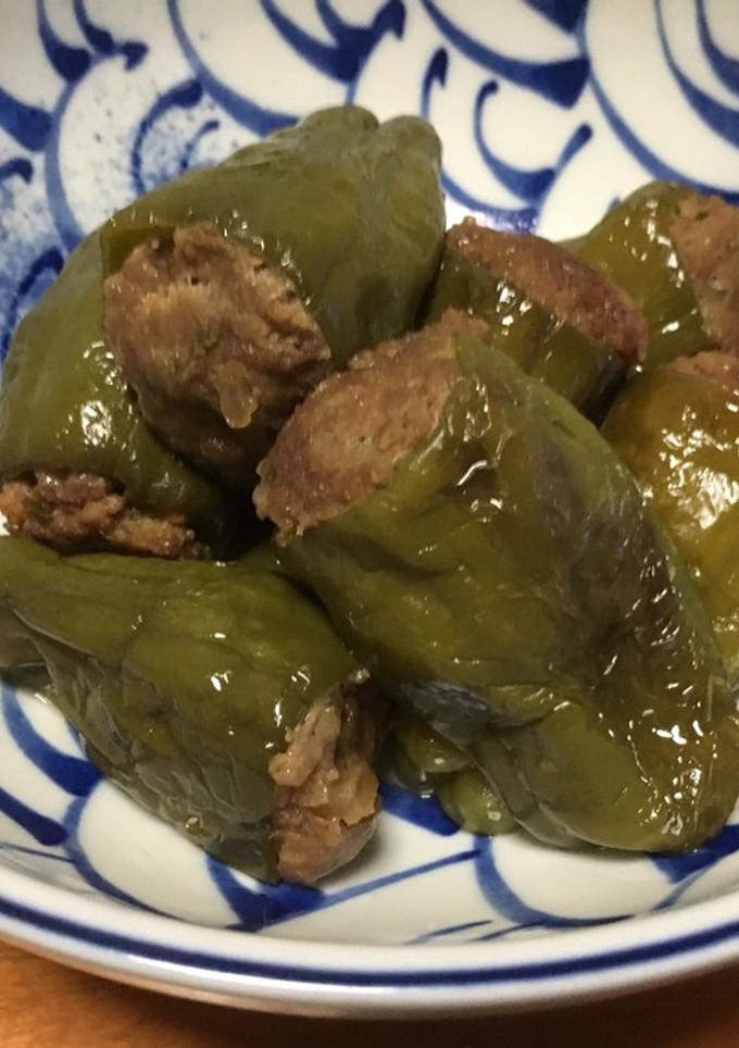 まるごとピーマンのくたくた煮-レシピのメイン写真