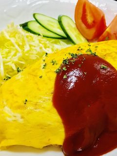 残ったご飯で簡単オムライス-レシピのメイン写真