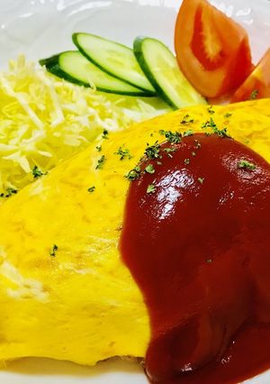 残ったご飯で簡単オムライス-レシピのメイン写真