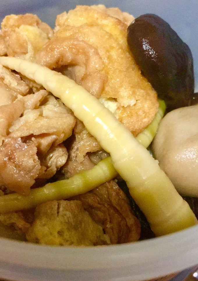 車麩の煮物と唐揚げ-レシピのメイン写真