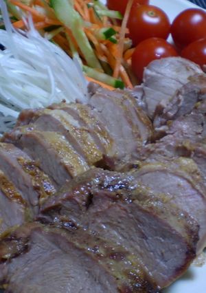 豚ヒレ肉のオーブン焼き　柚子胡椒の漬け汁-レシピのメイン写真