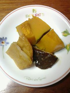 かぼちゃの煮物 さつま揚げと椎茸も-レシピのメイン写真