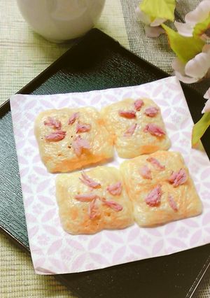 桜のチーズ煎餅-レシピのメイン写真