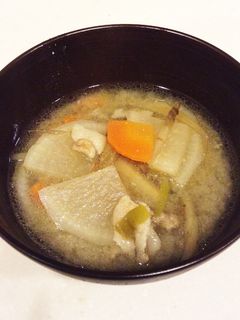 ホットクックで豚汁-レシピのメイン写真