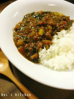 ほうれん草カレー-レシピのメイン写真