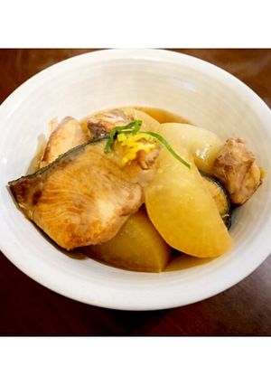 圧力鍋でふっくら！しみしみブリ大根-レシピのメイン写真