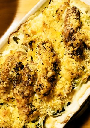 ゆるグラ☆ソーセージ＆温野菜のグラタン-レシピのメイン写真