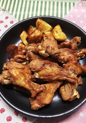 鶏手羽元のオリーブオイル揚げ煮-レシピのメイン写真