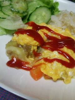 満腹♬田舎風オムレツ-レシピのメイン写真