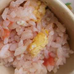 離乳食後期☆トマトのオムライス風リゾット-レシピのメイン写真