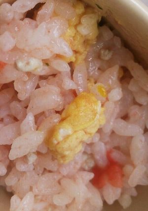 離乳食後期☆トマトのオムライス風リゾット-レシピのメイン写真