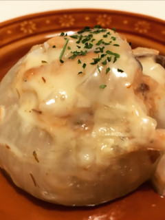 まるごと新玉ねぎ☆さば味噌マヨチーズ焼き-レシピのメイン写真