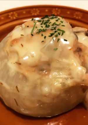 まるごと新玉ねぎ☆さば味噌マヨチーズ焼き-レシピのメイン写真