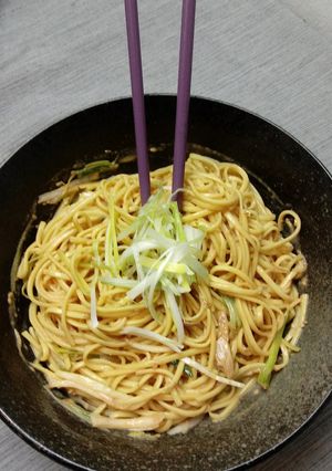 簡単すぎる手作り胡麻味噌ダレの葱そば-レシピのメイン写真