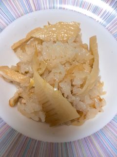 鍋炊きたけのこのおこわ-レシピのメイン写真